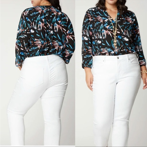 NYDJ Denim - White NYDJ Marilyn Straight Jeans Sz 18 NWT *$119